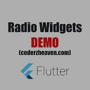 DEMO Radio Widgets In Flutter Android IOS Coderzheaven Com