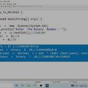 Program For Binary To Decimal Conversion Binary To Decimal Conversion