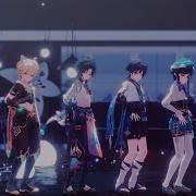 MMD 原神 Genshin Impact Blue Flame 6REEZE 4K 60FPS