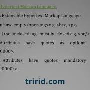 What Is The Difference Between HTML And XHTML