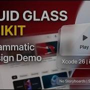Liquid Glass In UIKit Simple YouTube Redesign Demo Xcode 26