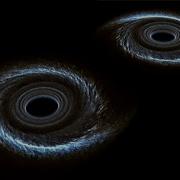Collision Of Accretion Disks N Body Simulation