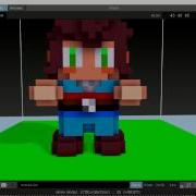 Speedmodeling Cubeworld Based Character