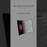 3D Book Animation HTML CSS