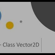 Vector2D C Class Part 1