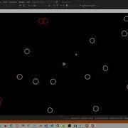 Обнаружение столкновений по кругу Плоские астероиды 05