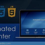 Animated Counter With JavaScript HTML CSS