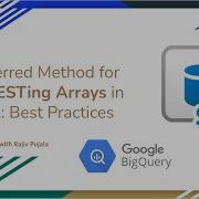 83 Preferred Method For UNNESTing Arrays In SQL Best Practices