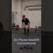 2ct Pause Deadlift Conventional Deadlift Exercise Tutorial AE Power App
