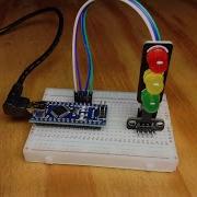 LED Traffic Light Module With Arduino Nano