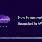 How To Encrypt EBS Snapshot