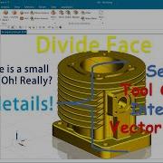 NX Divide Face Split Faces For Draft Analysis FEA Meshing