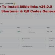 66biolinks V26 0 0 Bio Links URL Shortener QR Codes Generator Urlshortner