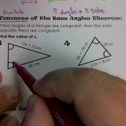 4 4 Converse Of Base Angles Theorem