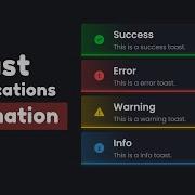 How To Make Toast Notification In Javascript