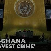 UN General Assembly Landmark Resolution Recognising African Slavery