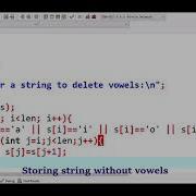 How To Remove Vowels From A String In C