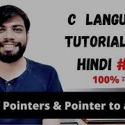 30 Array Of Pointers Pointer To An Array In C C Tutorial In Hindi