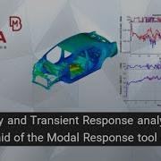 Frequency And Transient Response Analyses With The Aid Of The Modal Response Tool Of META