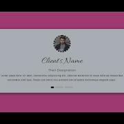 Testimonial Carousel Using Bootstrap