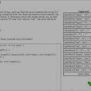 CodingBat Java StartWord