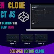 CodePen Clone With Reactjs Codepen Editor React Projects For Beginners
