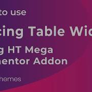 How To Use Pricing Table Widget Using HT Mega Elementor Addon Part 18