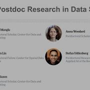CDAC 2021 Rising Stars In Data Science Postdoctoral Research In Data Science Panel