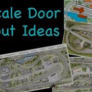 N Scale Layout On A Door Ideas