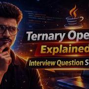 Ternary Operator In Java Shortcut For If Else Most Asked Interview Question 2026