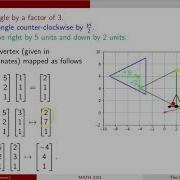 MATH 3191 Combining Translations With Linear Transformations