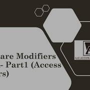 7 What Are Modifiers In JAVA Part1 Access Modifiers