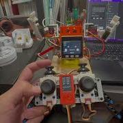 Stack Chan With Arm Unit Controlled By 4 Sticks ESP Now Wireless Controller