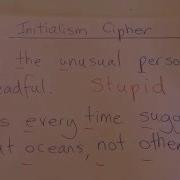How To Create A Coded Message Initial Letter Method Secret Code Step By Step Instructions