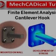 FEA Cantilever Hook In SolidWorks II Simulation
