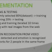 EEL6825 Emotion Detection And Recognition Using Fisherfaces Project Video