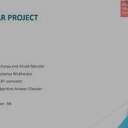 Final Year Project Automatic Answer Checker