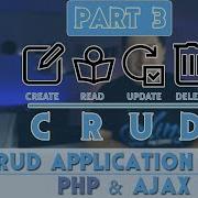 PHP Ajax CRUD Application Tutorial MySQL Bootstrap JQuery DataTables Part 3