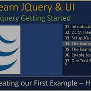 JQuery Basics Part 4 The Html File JQuery Tutorials 04