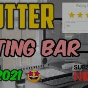 Flutter Rating Bar Design Flutter Development 2021 Rating Bar Super Easy Only In 4 Min