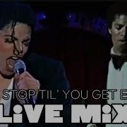 Michael Jackson Don T Stop Til You Get Enough Live Mix 4k Shortened Version