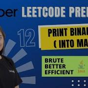 Print Binary Tree To Matrix Medium Tree Top 52 Uber LeetCode Premium Coding Questions