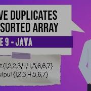 Remove Duplicates From Sorted Array Leetcode 26 Java