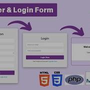 Login And Register Form With User And Admin Page Using HTML CSS PHP And MySQL Database