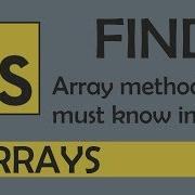 Find And FindIndex In JS Array Methods You Must Know In 2019