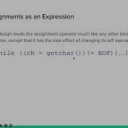 4 Assignment As Expressions