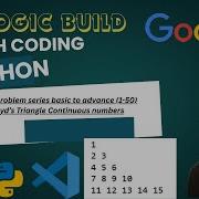 Python 13 Floyd S Triangle Continuous Numbers Dsa Pattern Problem Tcs
