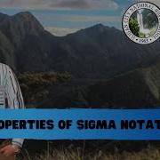 Properties Of Sigma Notation
