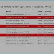Delete Multiple Data Using Checkboxs In Codeigniter 3 With Ajax