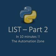 List Part 2 Python Tutorial 9